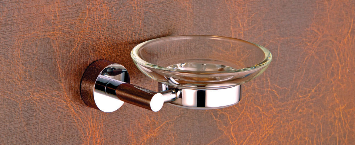 Glass Soap Dish by Decor Brass Bath Diva